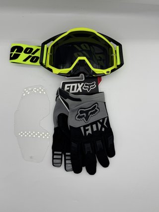 Gafas 100% y Guantes Fox Nuevos 145