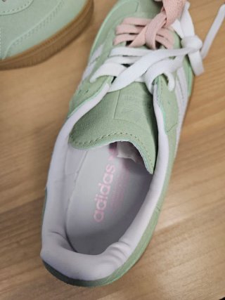 Zapatillas Adidas Samba Verde y Rosa