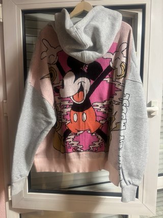 Lote 2 Felpe Desigual Mickey & Smiley Taglia M/