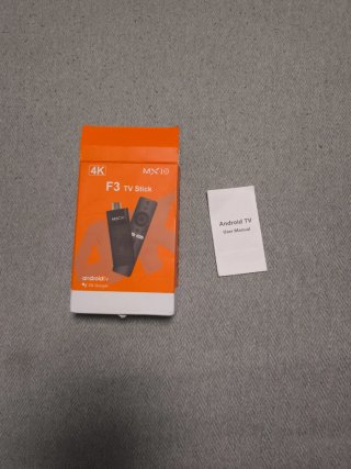 MX10 F3 TV Stick 4K Android TV