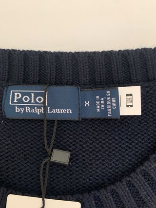 Maglione RL bear blu