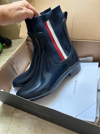 Botas de lluvia Tommy Hilfiger azul