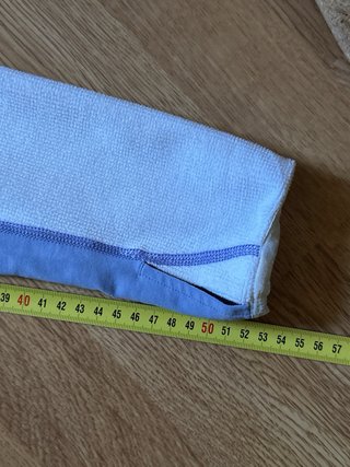 White/blue woman Mammut fleece jacket