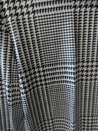 Blusa Gola Alta Padrão Houndstooth