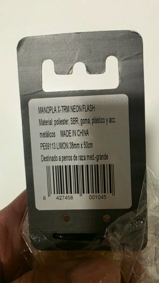 Correa para perro XTREME amarillo y naranja nueva