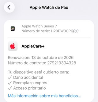 Apple Watch Serie 7 45mm Acero Inoxidable
