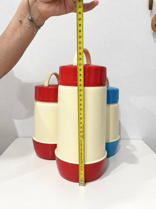 Conjunto 3 Garrafas Térmicas Plástico