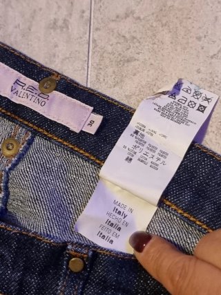 RED Valentino Jeans Borchie Vintage Y2K Tg 30