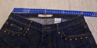 RED Valentino Jeans Borchie Vintage Y2K Tg 30