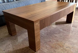 Mesa baja de madera para sofá