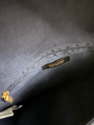 Bolso de mano Sfera étnico azul y blanco