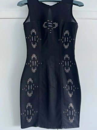Vestido Negro Suiteblanco Mujer
