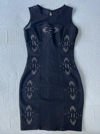 Vestido Negro Suiteblanco Mujer