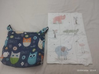 Bolso silla bebé y cambiador portátil