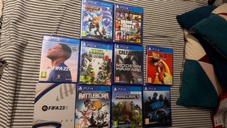 PS4 Slim + Mando + 10 Juegos