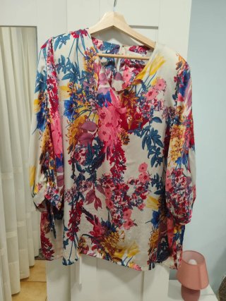 Blusa estampada floral M/58