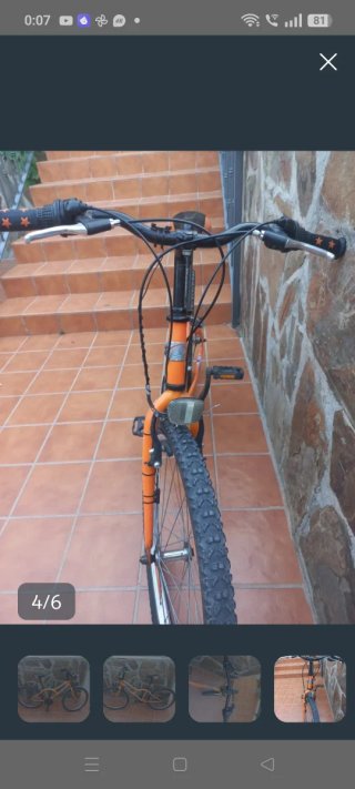 Bicicleta Orbea B&G 24 Naranja