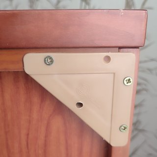 Aparador. Mueble para TV tipo Besta marrón y beige