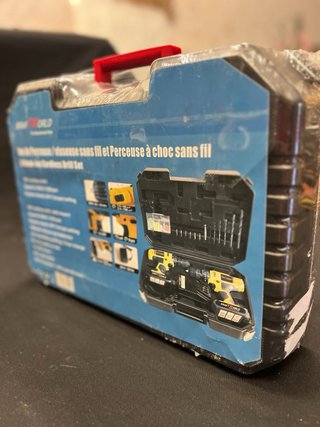 Set Taladro y Atornillador a Batería Kraft World