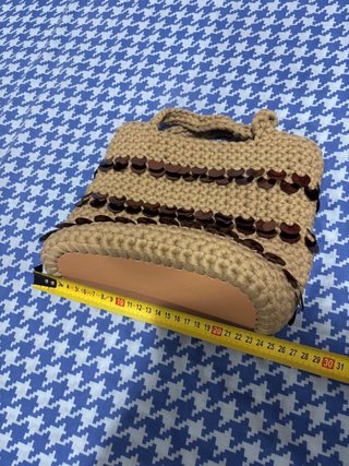 Borsa artigianale con paillettes