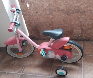 Bicicleta infantil rosa