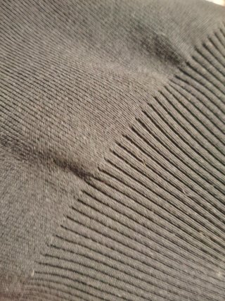 Top negro elástico Primark 38 M escote cuadrado