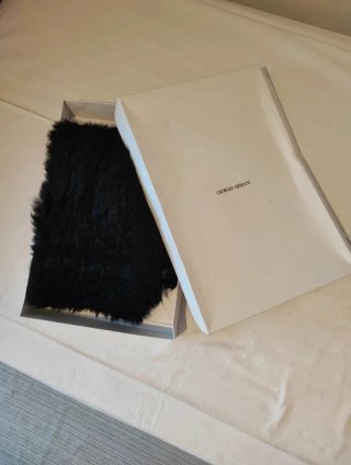 Sciarpa Giorgio Armani nera