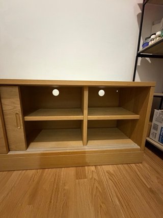 Mueble TV madera corredero
