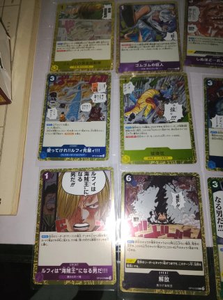 20 Cartas One Piece Coleccionables