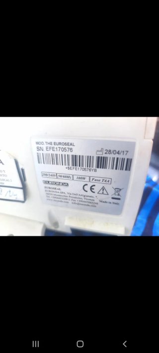 Termoselladora EURONDA Esterilización