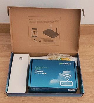 Router Movistar Home Station ADSL Fibra Óptica