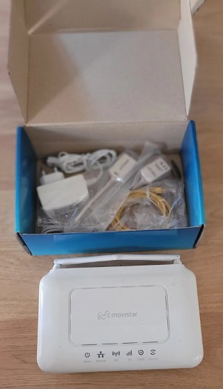 Router Movistar Home Station ADSL Fibra Óptica