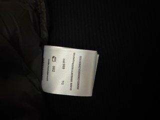 Cárdigan Moncler con capucha negro