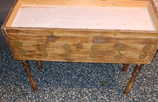 Mesa centro madera rústica (sin tapa)