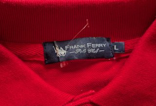 Polo Frank Ferry Hombre Talla L Rojo Nuevo