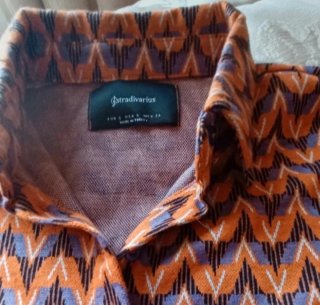 Lote Blusa Naranja y Pantalón Negro