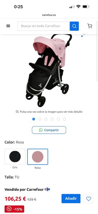 Cochecito de bebé ASALVO BABY rosa