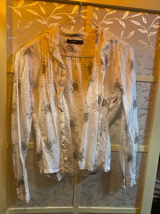 Camisa plumeti y puntillas flores