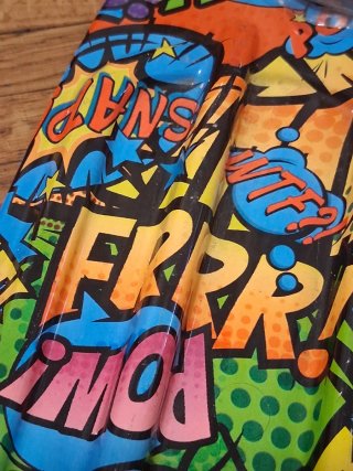 Skateboard mini cruiser Mandelli colori pop art