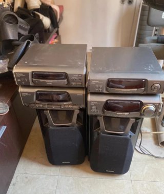 Equipo de música Technics plata