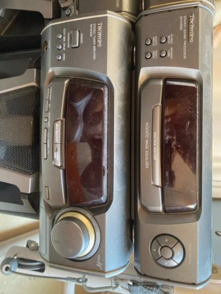 Equipo de música Technics plata