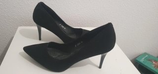 Zapatos de tacón negros talla 41