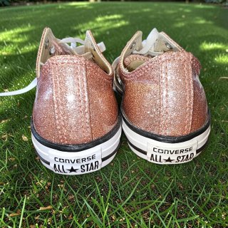 2 pares de Zapatillas Converse Doradas y rosas
