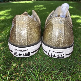 2 pares de Zapatillas Converse Doradas y rosas