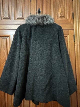 Abrigo Lana Antea T.48 Negro