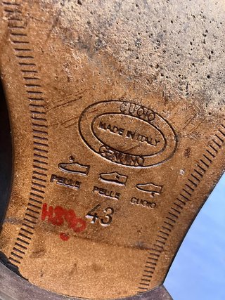 Scarpe eleganti grigie Giulio Bianchi taglia 43