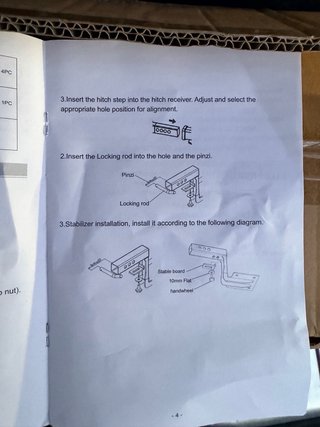 Escalón VEVOR para enganche de remolque 2