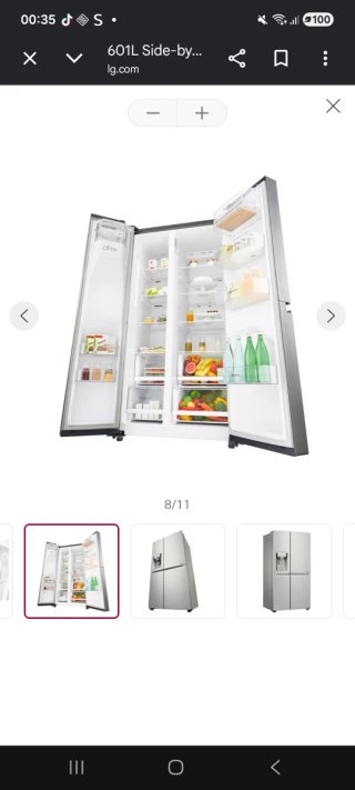LG fridge ice maker and water dispenser gs-l6012pz