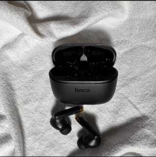 Auriculares Hoco TWS Negro y Dorado