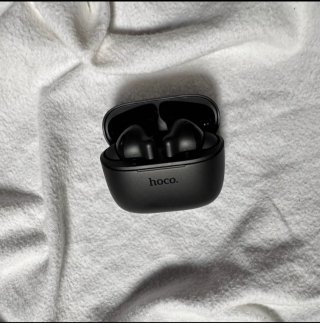 Auriculares Hoco TWS Negro y Dorado